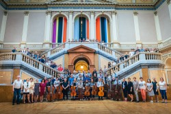 Projekt Společný orchestr žáků ZUŠ a hráčů ČF - foto Petr Chodura