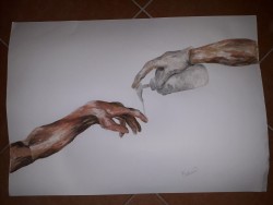Ukázka distanční výuky výtvarného ateliéru A. Skokanové