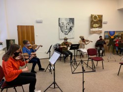 Zkouška Komorního symfonického orchestru