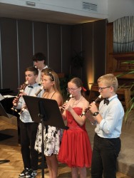 Koncert flétnové třídy Denisy Dohnalové a hornové třídy Štěpána Jasenovce