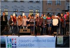 14. 12. 2017 - Vánoční koncert žáků na nám. T. G. Masaryka