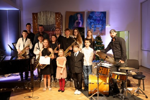 Vánoční koncert saxofonové a klarinetové třídy Josefa Pelze