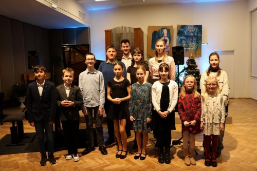 Koncert klavírní třídy Davida Maška
