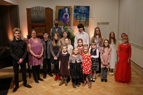 Vánoční koncert flétnové třídy Denisy Dohnalové