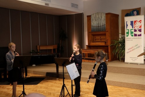 Okresní kolo soutěže UR ZUŠ a MŠMT - Komorní hra s převahou dech. nástrojů - zahájení