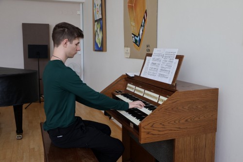 Školní kolo soutěže UR ZUŠ a MŠMT - Hra na varhany