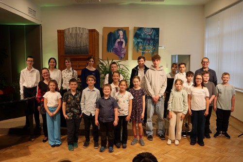 Koncert žáků tříd Lucie Novorkové a Jiřího Novorky