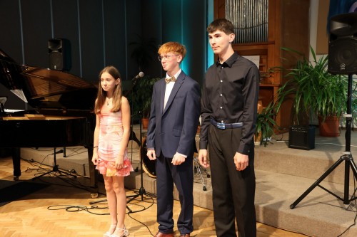 Absolventský koncert Kristýny Žvachtové, Pavla Peřiny a Tomáše Janouška