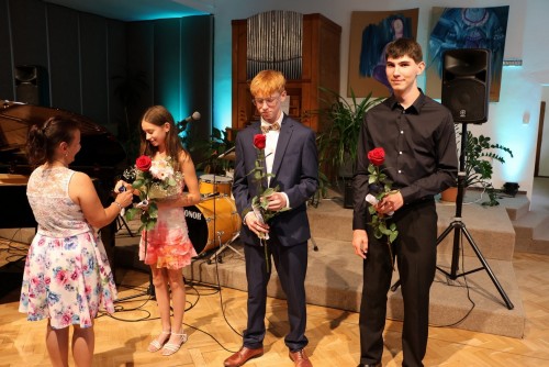 Absolventský koncert Kristýny Žvachtové, Pavla Peřiny a Tomáše Janouška
