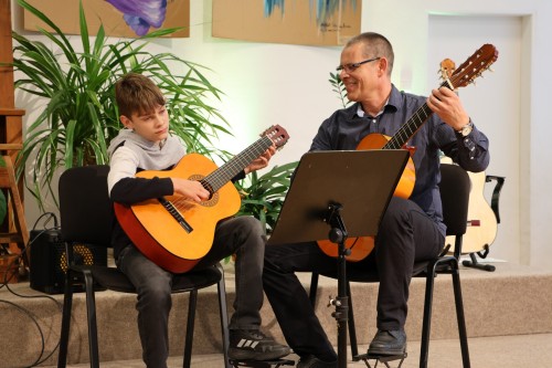 Koncert žáků tříd Lucie Novorkové a Jiřího Novorky