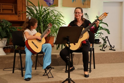 Koncert žáků tříd Lucie Novorkové a Jiřího Novorky