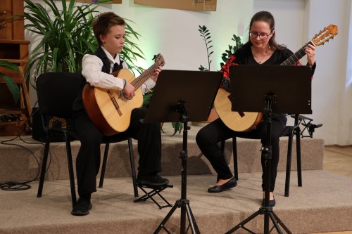 Koncert žáků tříd Lucie Novorkové a Jiřího Novorky