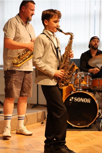 Koncert saxofonové a klarinetové třídy Josefa Pelze