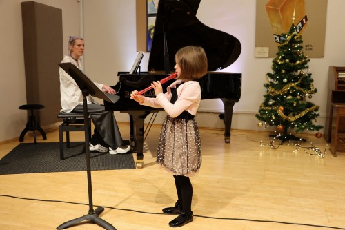 Vánoční koncert klavírní a varhanní třídy Jana Ševčíka a flétnové a klávesové třídy Zuzany Iljaševy