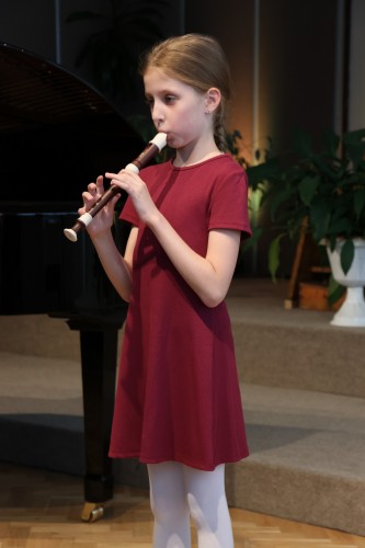 Koncert flétnové a klavírní třídy Adély Falkové