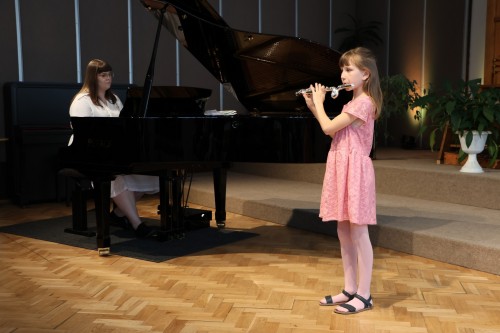 Koncert flétnové a klavírní třídy Adély Falkové