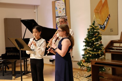 Vánoční koncert klavírní a varhanní třídy Jana Ševčíka a flétnové a klávesové třídy Zuzany Iljaševy