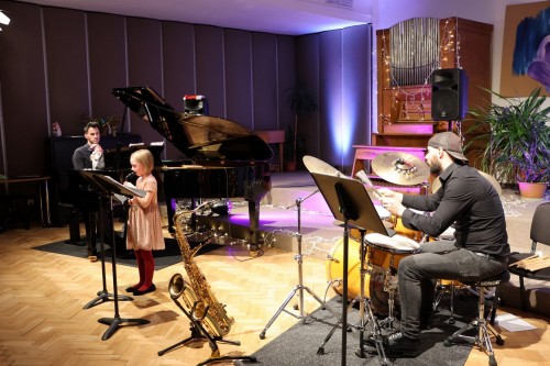 Vánoční koncert saxofonové a klarinetové třídy Josefa Pelze
