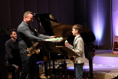 Vánoční koncert saxofonové a klarinetové třídy Josefa Pelze