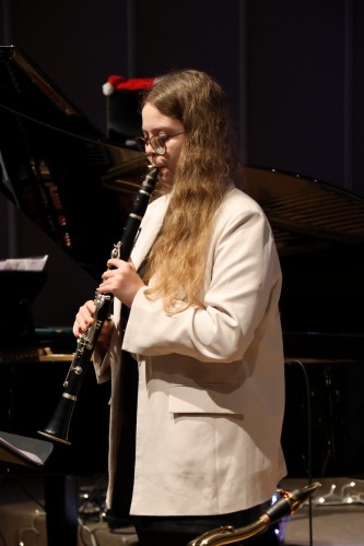 Vánoční koncert saxofonové a klarinetové třídy Josefa Pelze
