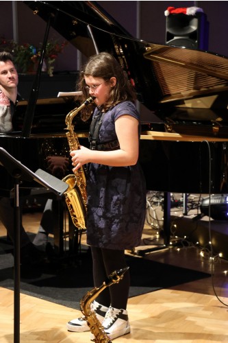 Vánoční koncert saxofonové a klarinetové třídy Josefa Pelze