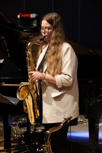 Vánoční koncert saxofonové a klarinetové třídy Josefa Pelze