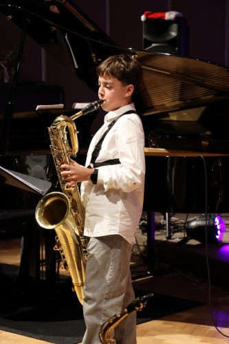 Vánoční koncert saxofonové a klarinetové třídy Josefa Pelze
