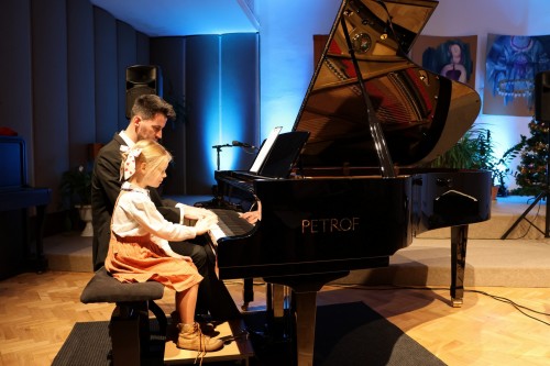 Koncert klavírní třídy Davida Maška