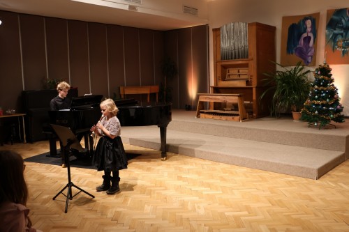 Vánoční koncert flétnové třídy Denisy Dohnalové