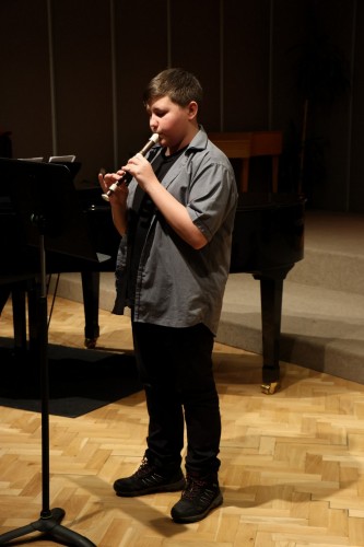 Vánoční koncert flétnové třídy Denisy Dohnalové