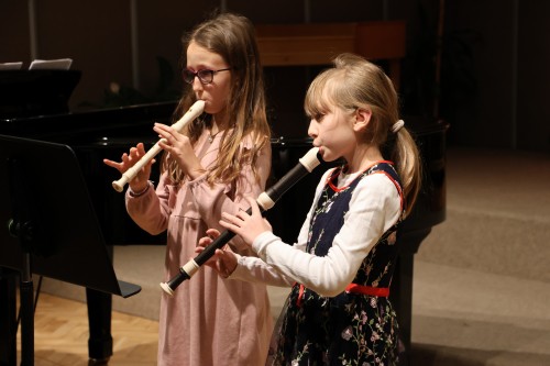 Vánoční koncert flétnové třídy Denisy Dohnalové