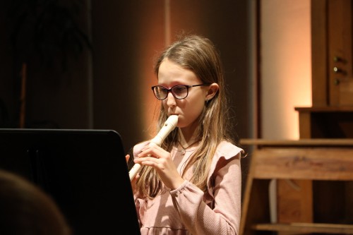 Vánoční koncert flétnové třídy Denisy Dohnalové