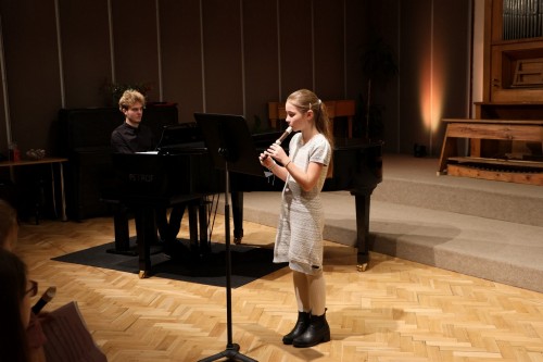 Vánoční koncert flétnové třídy Denisy Dohnalové