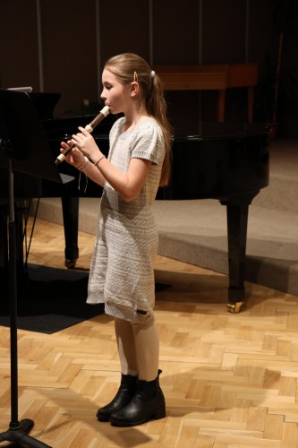 Vánoční koncert flétnové třídy Denisy Dohnalové