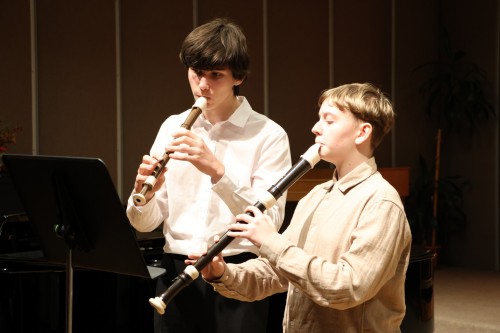 Vánoční koncert flétnové třídy Denisy Dohnalové