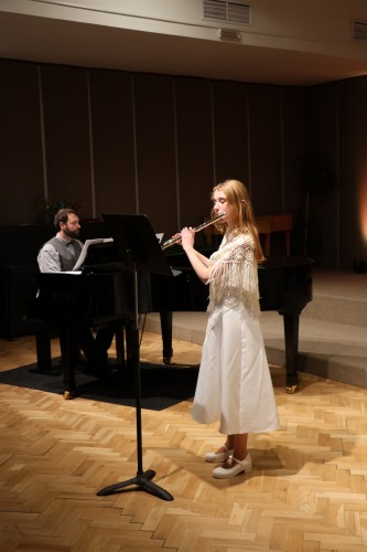 Vánoční koncert flétnové třídy Denisy Dohnalové