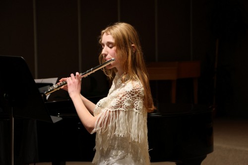 Vánoční koncert flétnové třídy Denisy Dohnalové