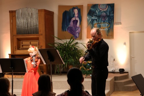 Vánoční koncert flétnové třídy Denisy Dohnalové