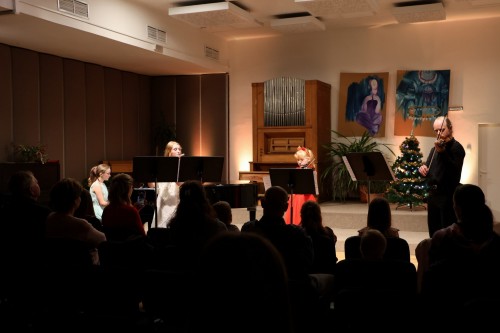 Vánoční koncert flétnové třídy Denisy Dohnalové