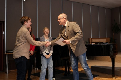 Školní kolo soutěže UR ZUŠ a MŠMT - Komorní hra s převahou dechů - vyhlášení