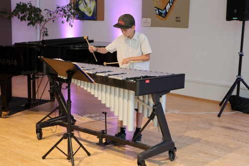 Koncert bicí třídy Vojtěcha Šeminského