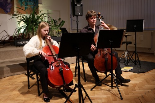 Koncert klavírní třídy Jana Zlatušky a violoncellové a kytarové třídy Antonína Palduse
