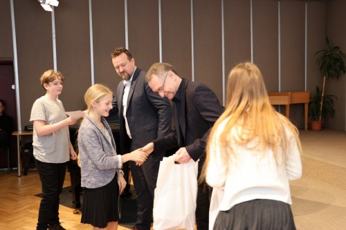 Okresní kolo soutěže UR ZUŠ a MŠMT - Komorní hra s převahou dech. nástrojů - vyhlášení