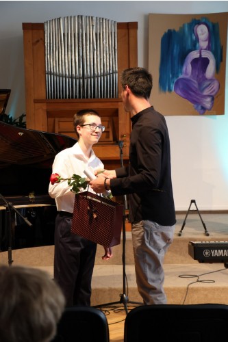 Absolventský koncert Honzy Novorky z klavírní třídy Davida Maška