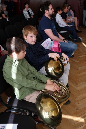 Koncert flétnové a klávesové třídy Zuzany Iljaševy a hornové třídy Štěpána Jasenovce