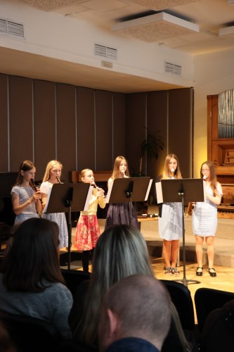Koncert flétnové třídy Denisy Dohnalové a houslové třídy Jurije Horbačuka