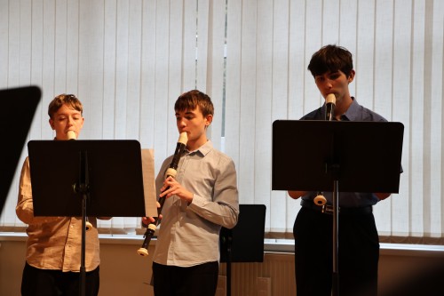 Koncert flétnové třídy Denisy Dohnalové a houslové třídy Jurije Horbačuka