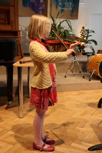 Koncert flétnové třídy Denisy Dohnalové a houslové třídy Jurije Horbačuka