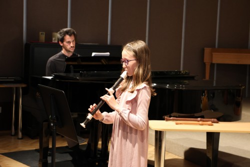 Koncert flétnové třídy Denisy Dohnalové a houslové třídy Jurije Horbačuka