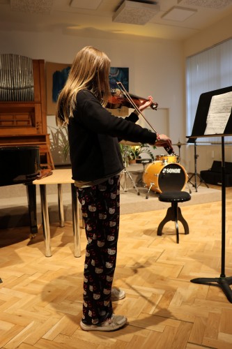 Koncert flétnové třídy Denisy Dohnalové a houslové třídy Jurije Horbačuka